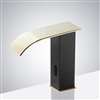 Fontana Black And Gold Waterfall Automatic Smart Sensor Faucet